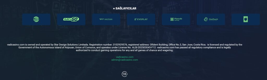 vadicasino iletişim seçenekleri
